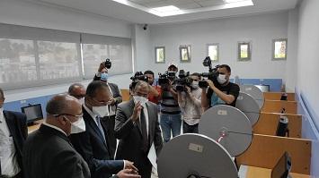 الزيارة الميدانية للسيد وزير التجهيز والنقل واللوجيستيك والماء لتقديم خطة العمل المتعلقة باستئناف الأنشطة بالمرافق العمومية