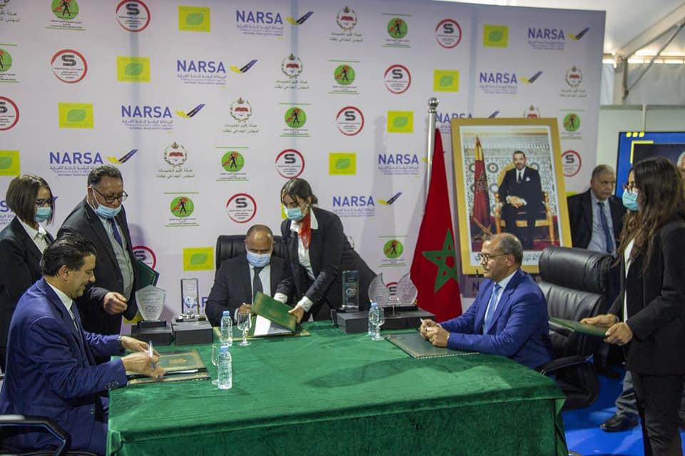 Cérémonie d'ouverture du village de sécurité routière- Tifelt