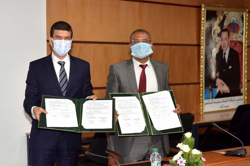 توقيع اتفاقية شراكة و تعاون في مجال البحث العلمي والتقني بين الوكالة الوطنية للسلامة الطرقية وجامعة محمد السادس متعددة التخصصات التقنية