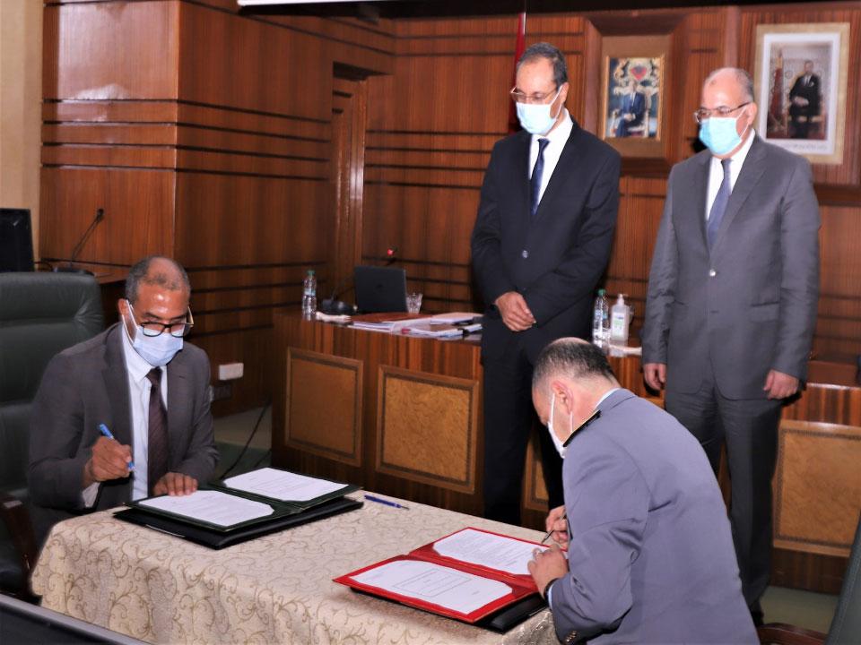 Signature de convention de partenariat NARSA - Gendarmerie royale